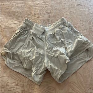 Women's White Lululemon Shorts